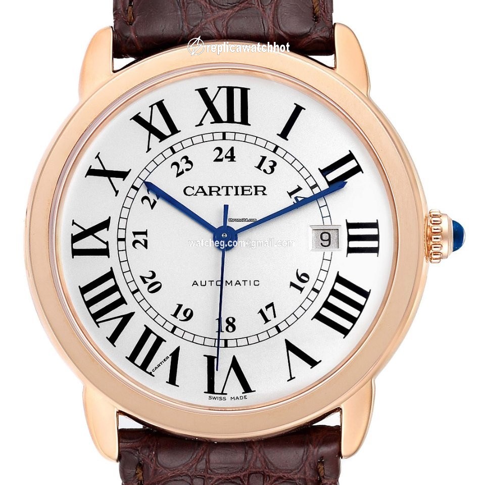 Cartier Ronde Solo de Cartier Mens watch Unisex Automatic Gold Steel W6701009 5