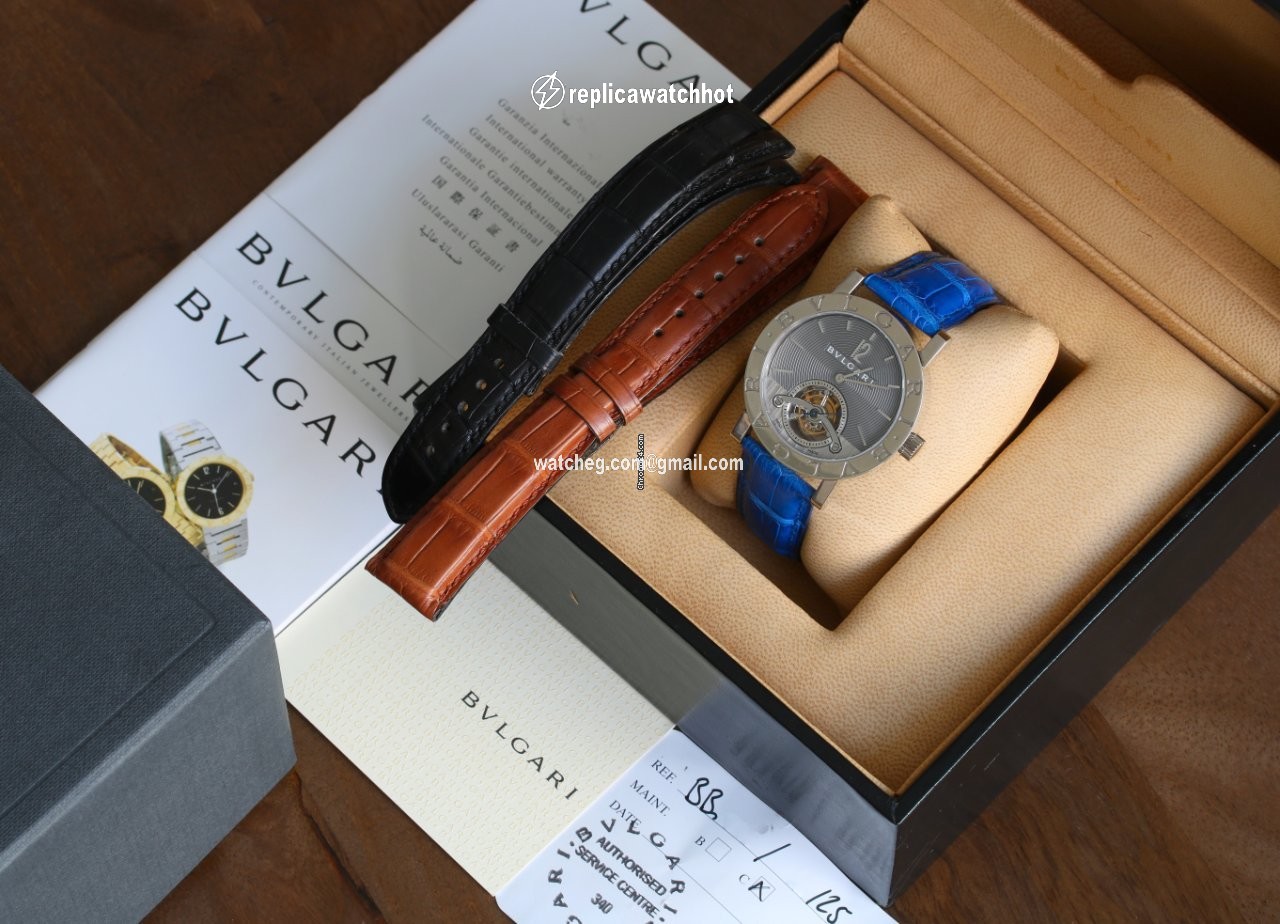 Bulgari Bulgari Mens watch Unisex Manual winding White gold BB W38 GL TB 5
