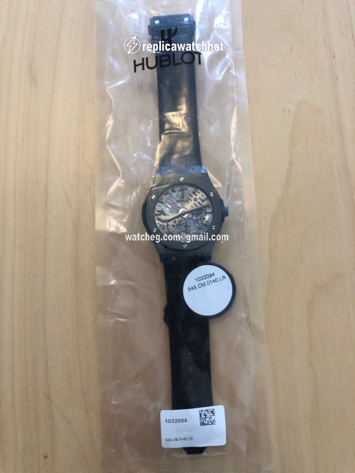 Hublot Classic Fusion Ultra-Thin Mens watch Unisex Manual winding Ceramic 545.CM.0140.LR 5