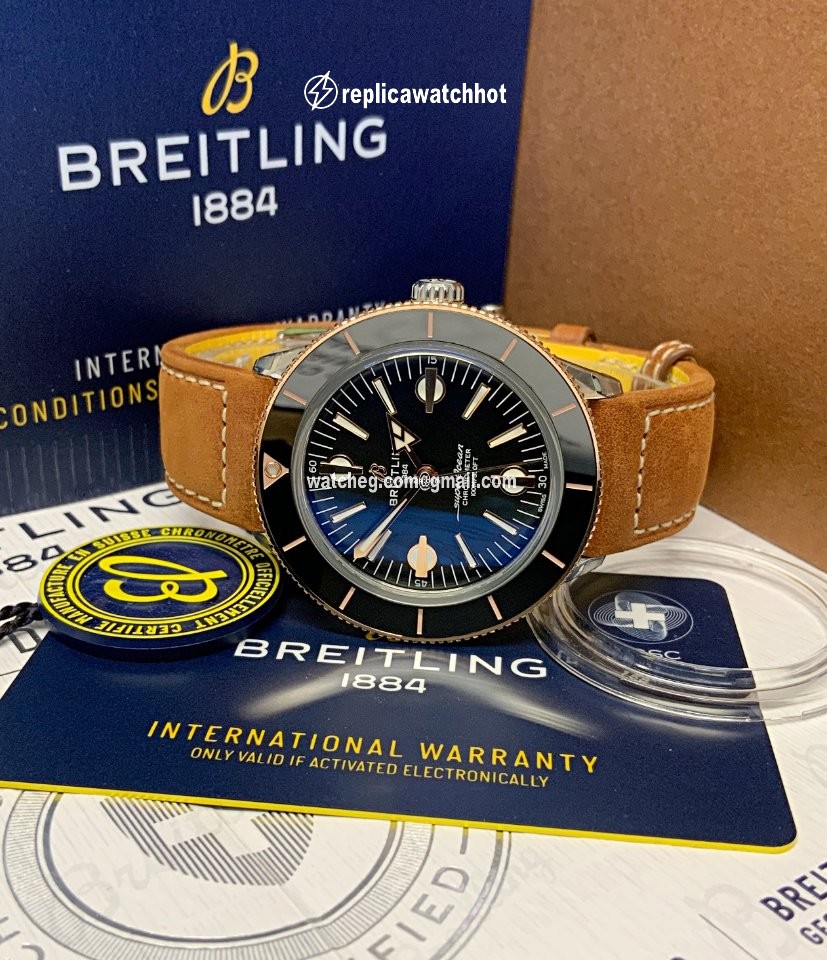 Breitling Superocean Heritage Automatic Gold Steel U10370121B1X2 5