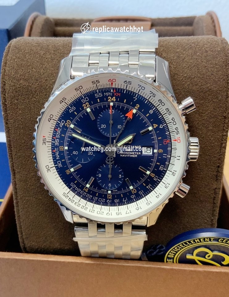Breitling Navitimer GMT Mens watch Unisex Automatic Steel A24322121C2A1 5