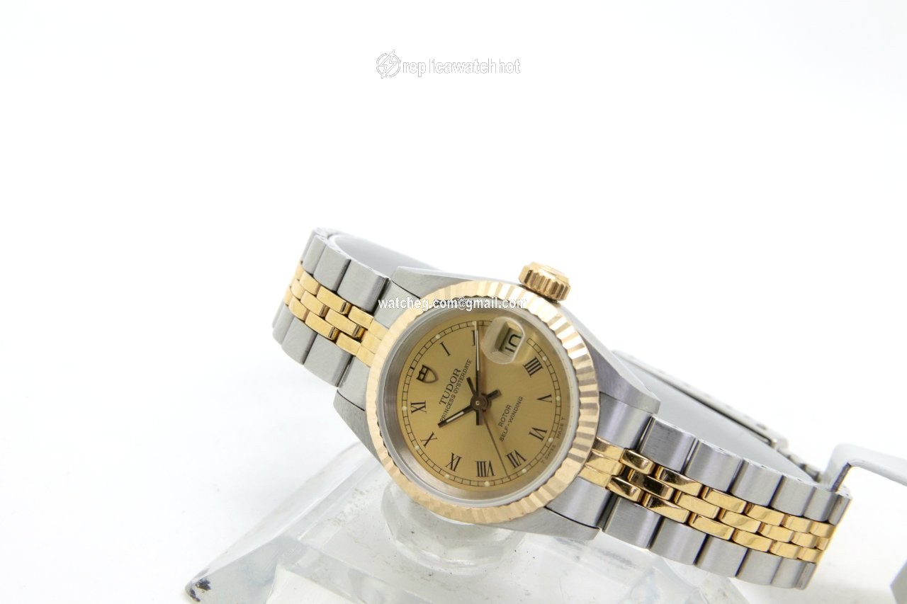 Tudor Prince Oysterdate Womens watch Automatic Gold Steel 92413 5