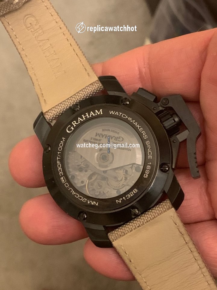 Graham Chronofighter Oversize Mens watch Unisex Automatic Steel 2CCAU.B02A.T13N 5