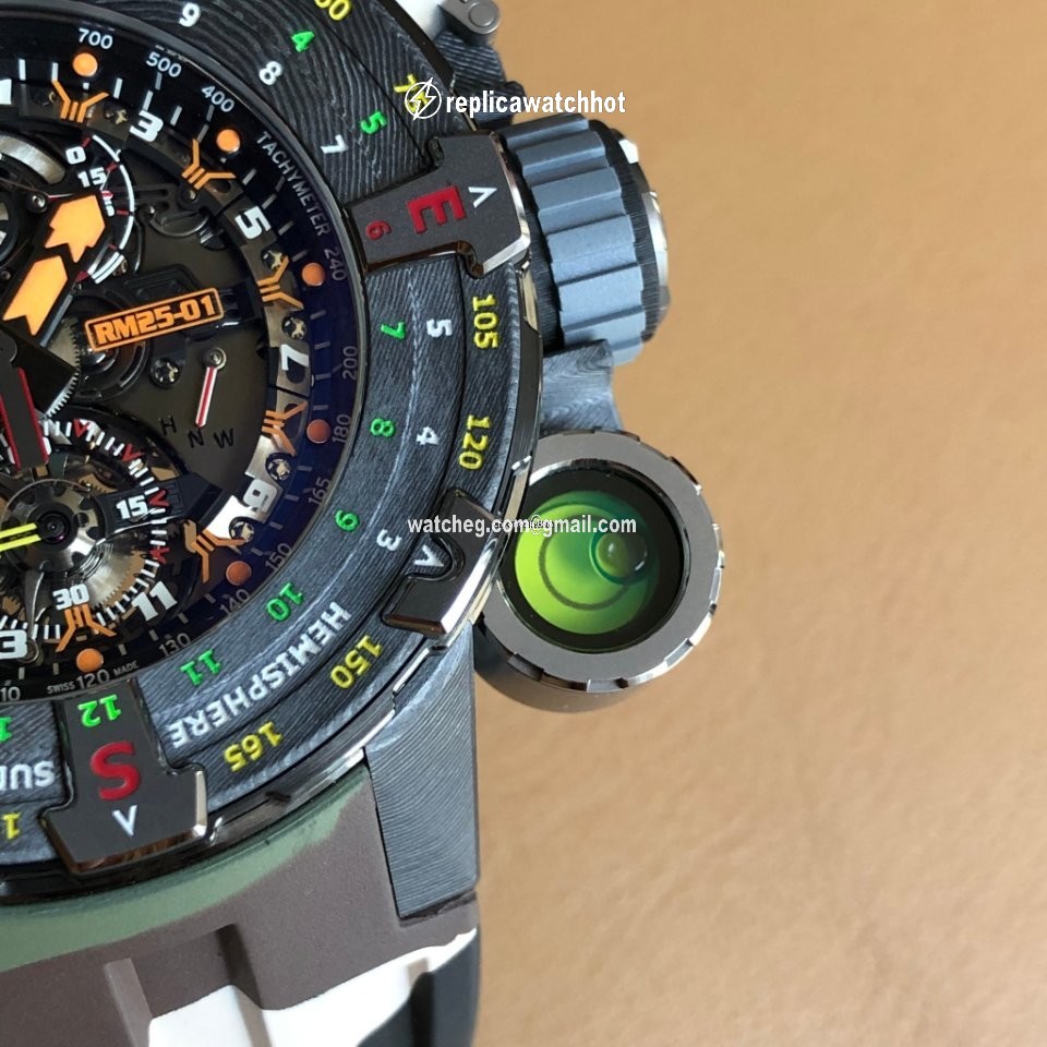 Richard Mille Mens watch Unisex Manual winding Titanium RM 25-01 5