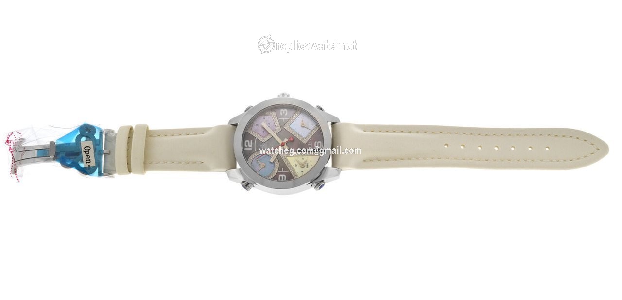 Jacob & Co. Five Time Zone Mens watch Unisex Quartz Steel JCM-54PDA 5