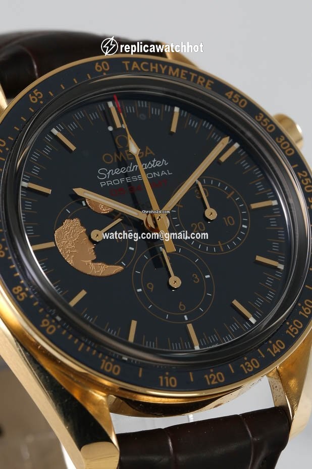 Omega Speedmaster Professional Moonwatch Mens watch Unisex Manual winding Yellow gold 311.63.42.30.03.001 5