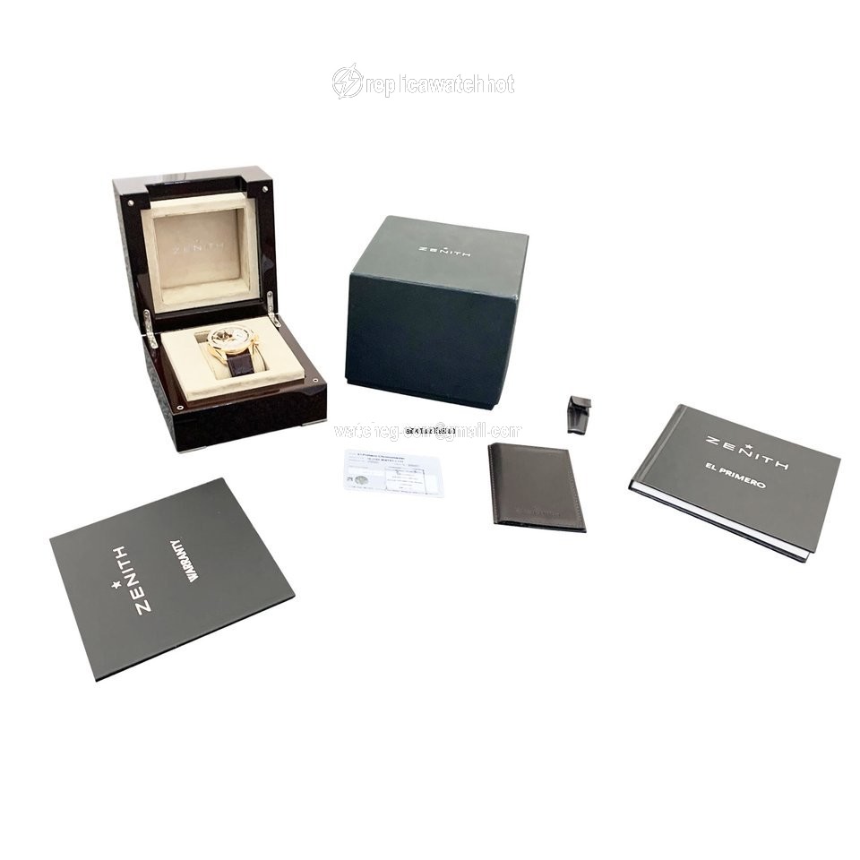 Zenith El Primero Chronomaster Mens watch Unisex Automatic Rose gold 18.2160.4047 01.C713 5
