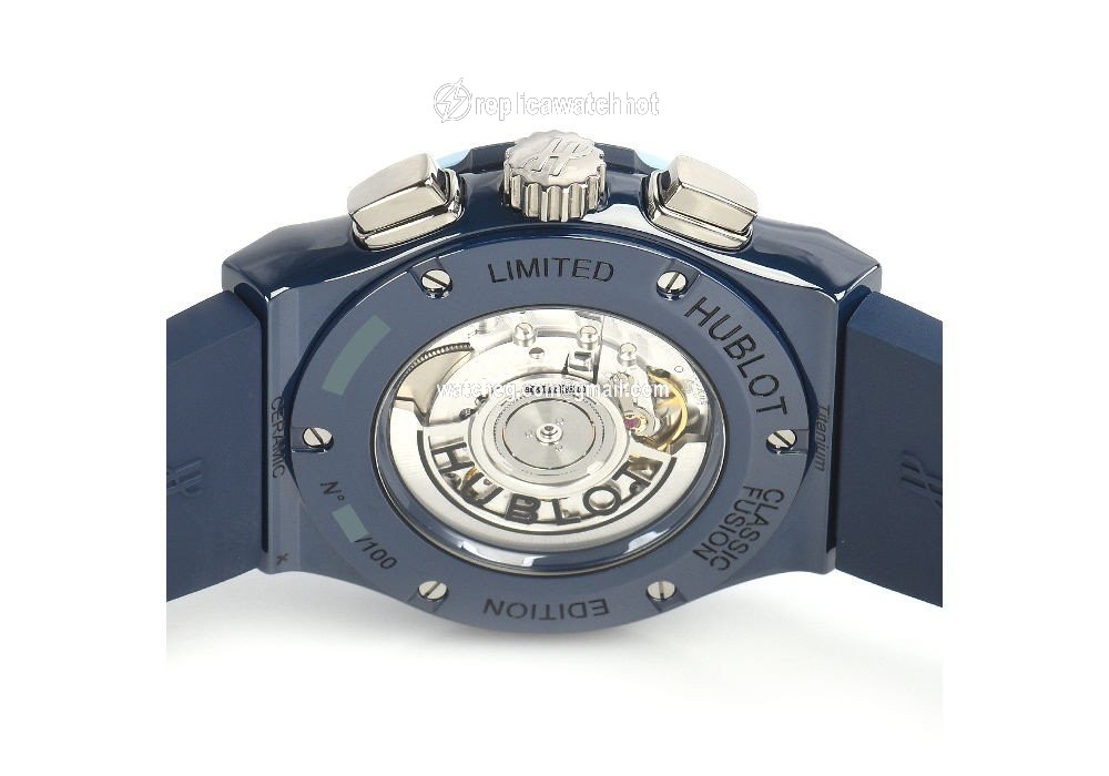 Hublot Classic Fusion Blue Mens watch Unisex Automatic Ceramic 521.EX.7170.RX.GIT19 5