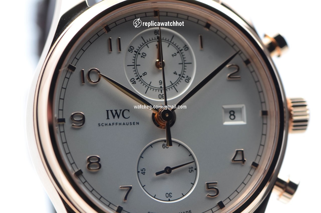 IWC Portuguese Chronograph Mens watch Unisex Automatic Rose gold IW390301 5
