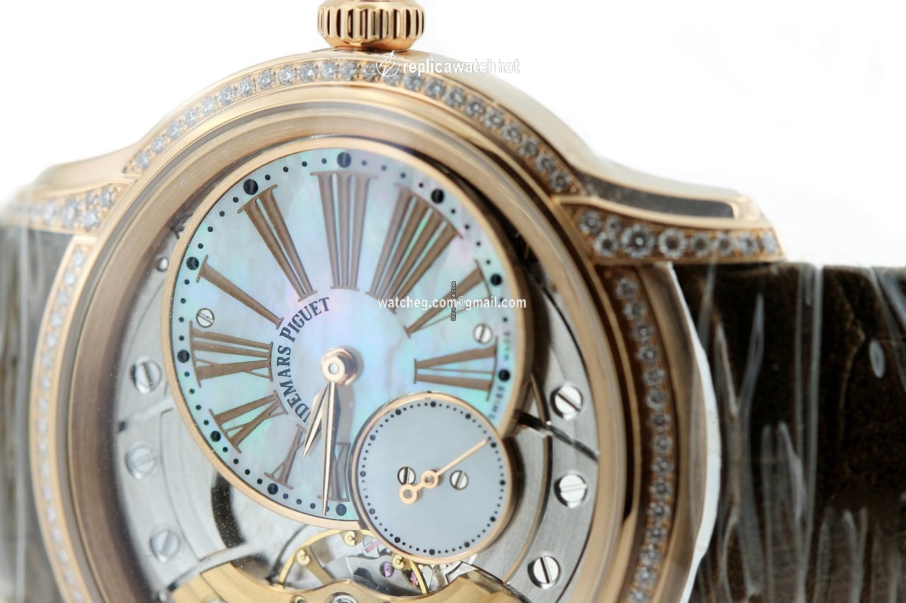 Audemars Piguet Millenary Womens watch Manual winding Rose gold 77247OR.ZZ.A812CR.01 5