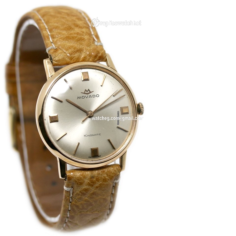 Movado Kingmatic Mens watch Unisex Automatic Rose gold F.C.4048 5
