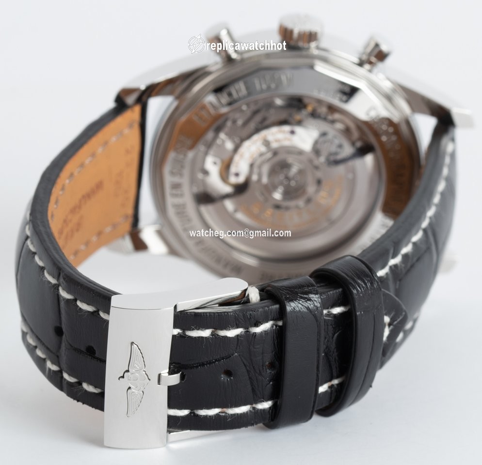 Breitling Transocean Chronograph Mens watch Unisex Automatic Steel AB015212 BF26 5