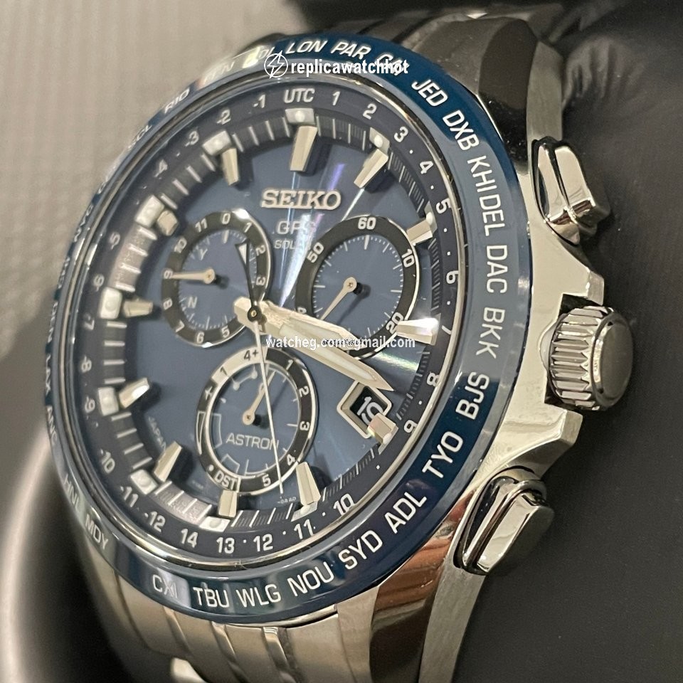 Seiko Astron GPS Solar Chronograph Mens watch Unisex Titanium SSE005J1 5