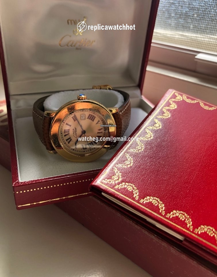 Cartier Quartz Gold Steel 1800 1 5