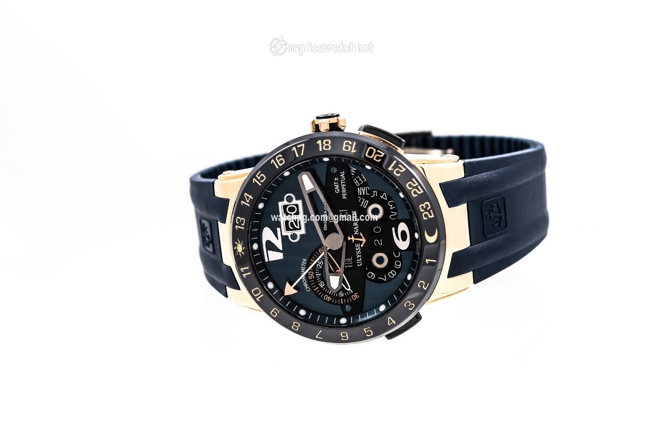 Ulysse Nardin El Toro  Black Toro Mens watch Unisex Automatic Rose gold 326-00-3 BQ 5