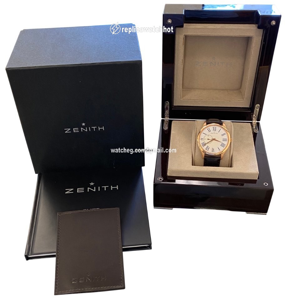 Zenith Elite Ultra Thin Mens watch Unisex Automatic Rose gold 18.2010.681 11.C498 5