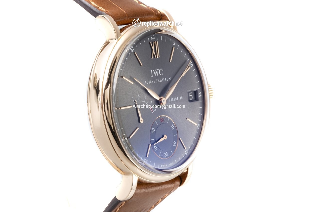 IWC Portofino Hand-Wound Mens watch Unisex Manual winding Red gold 5101 5
