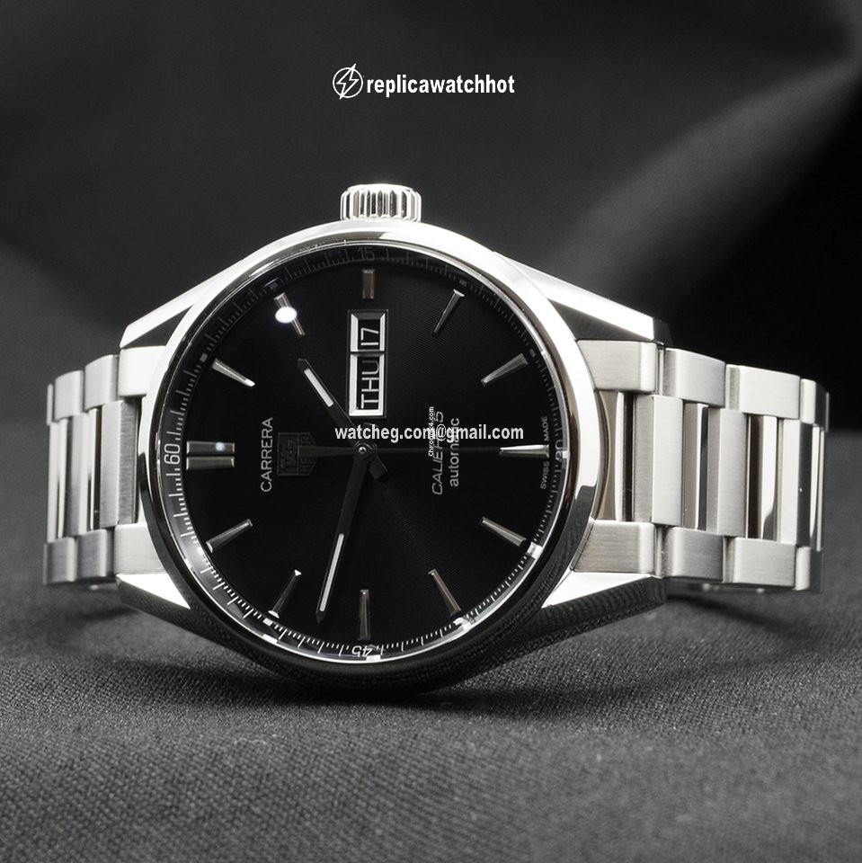 TAG Heuer Carrera Calibre 5 Mens watch Unisex Automatic Steel WAR201A-1 5