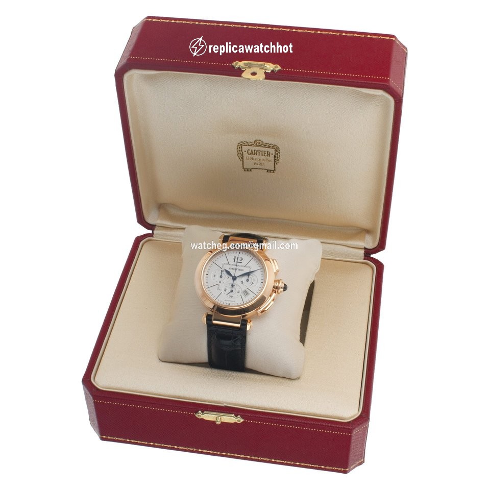Cartier Pasha Mens watch Unisex Automatic Rose gold W3019951 5