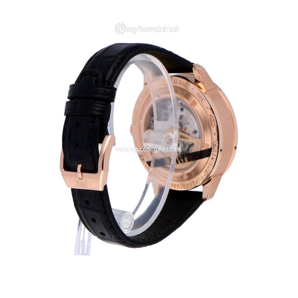 IWC Ingenieur Perpetual Calendar Digital Date-Month Mens watch Unisex Automatic Red gold IW381701 5