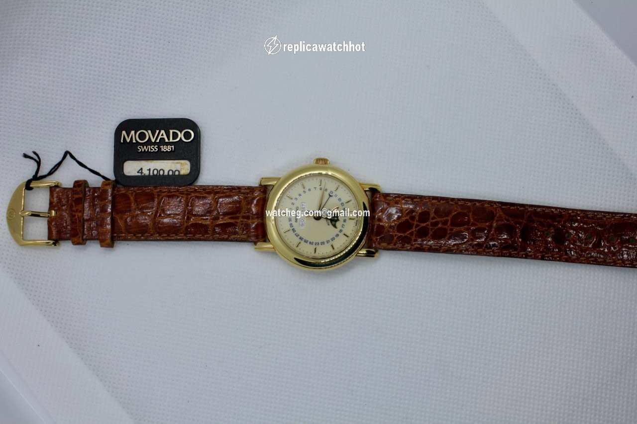 Movado Mens watch Unisex Automatic Yellow gold 40 B1 870 3 417 JMI 5