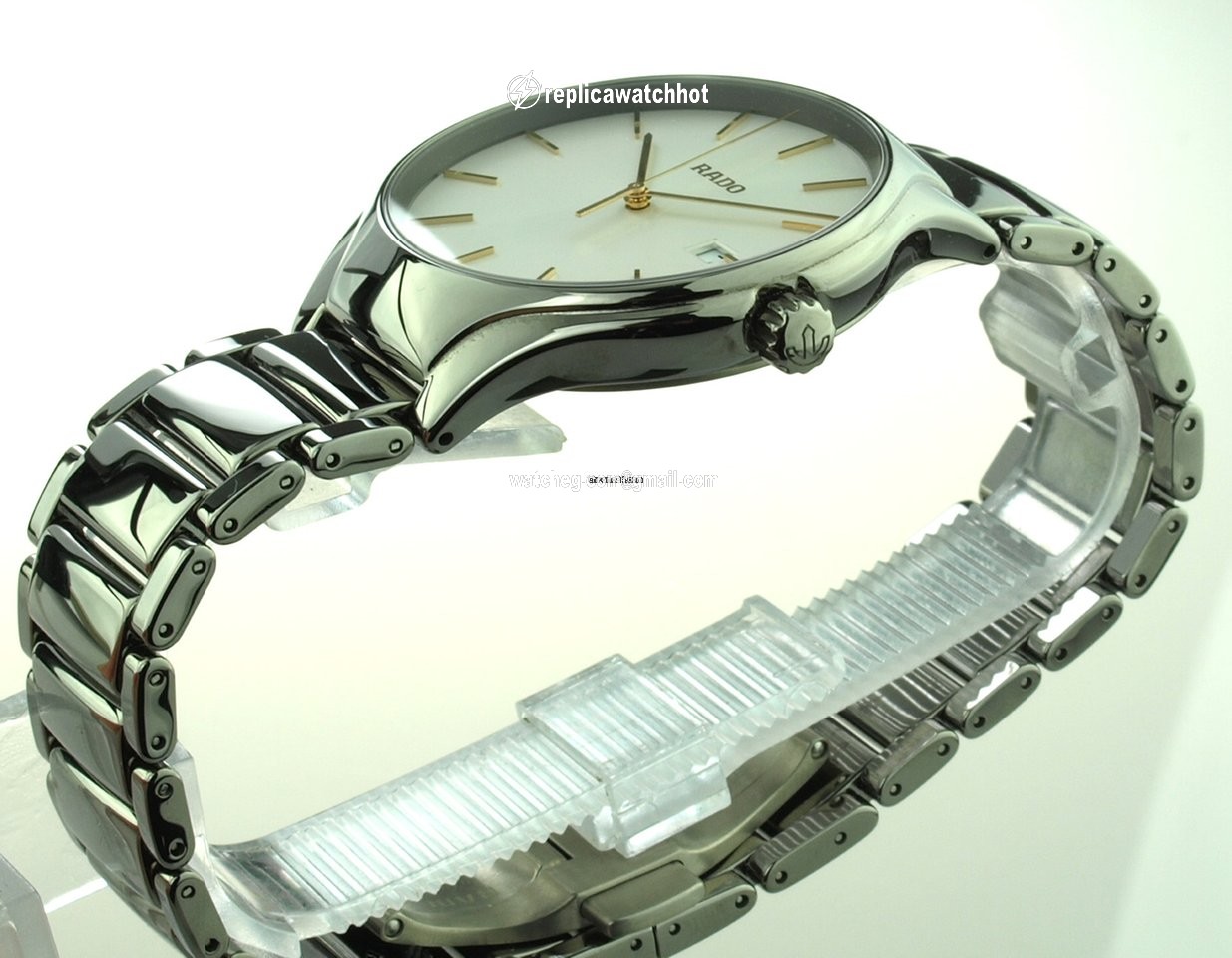 Rado True Mens watch Unisex Quartz Ceramic R27239102 5