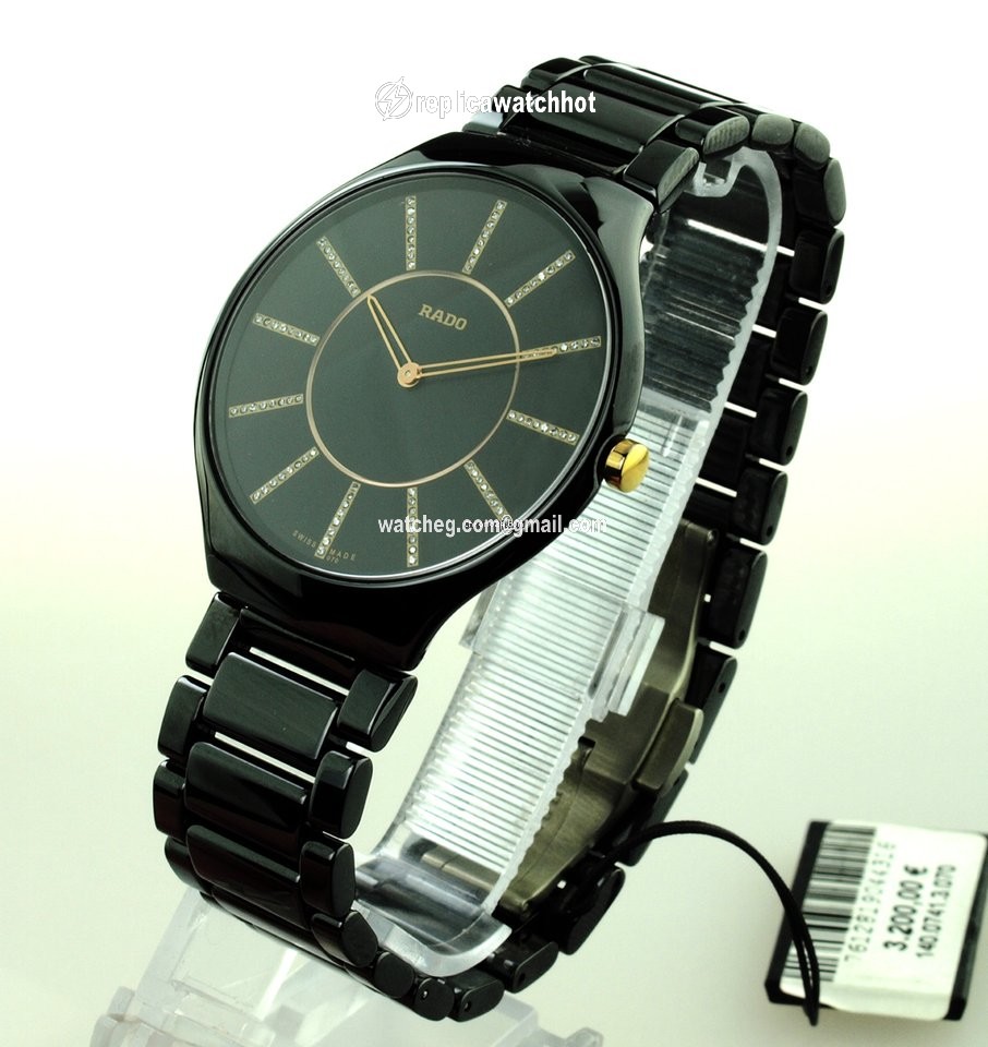 Rado True Thinline Mens watch Unisex Quartz Ceramic R27741702 5
