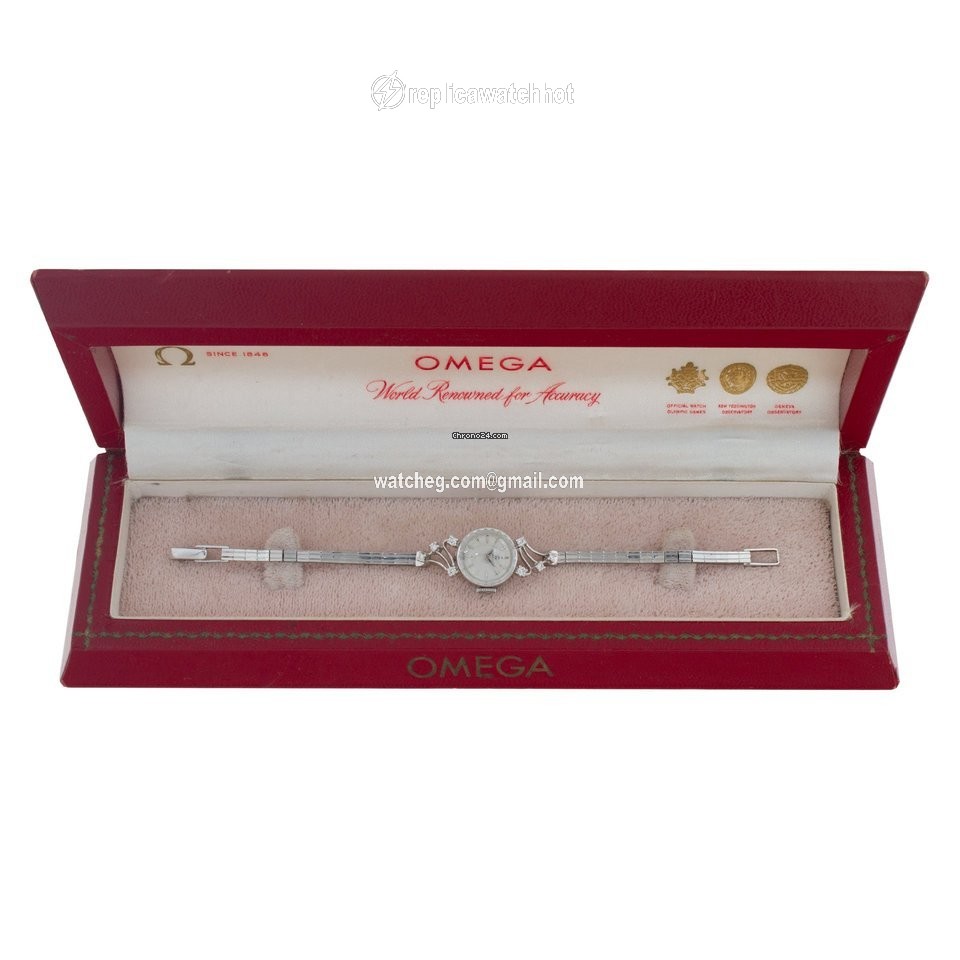 Omega Manual winding White gold A7575 5