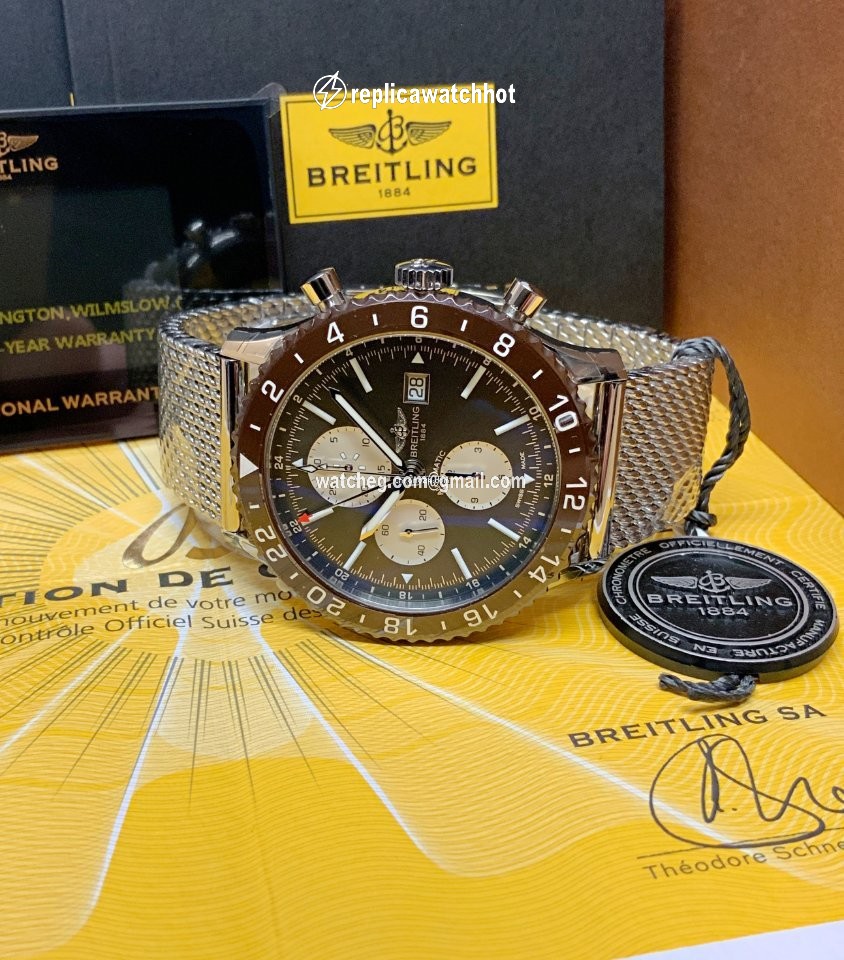 Breitling Chronoliner Mens watch Unisex Automatic Steel Y2431033 Q621 5