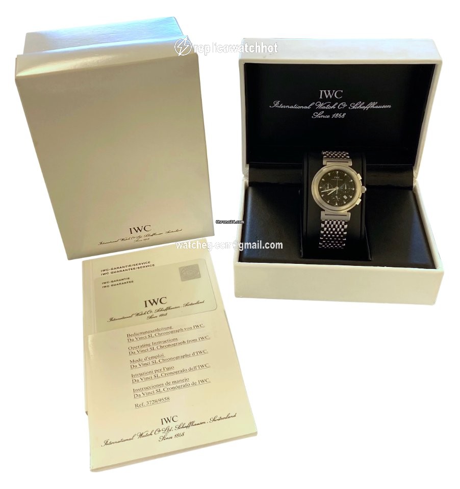 IWC Da Vinci Chronograph Mens watch Unisex Quartz Steel IW3728 5
