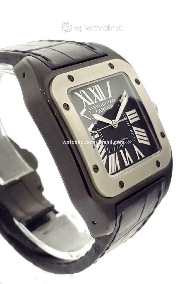 Cartier Santos 100 Mens watch Unisex Automatic Steel W2020010 5