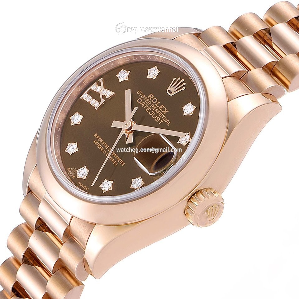 Rolex Lady-Datejust Womens watch Rose gold Automatic 279165 5