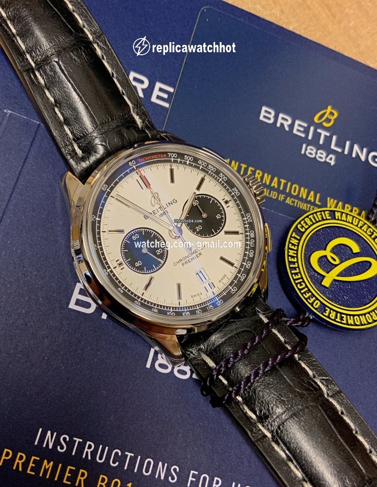 Breitling Mens watch Unisex Automatic Steel AB0118221G1P2 5