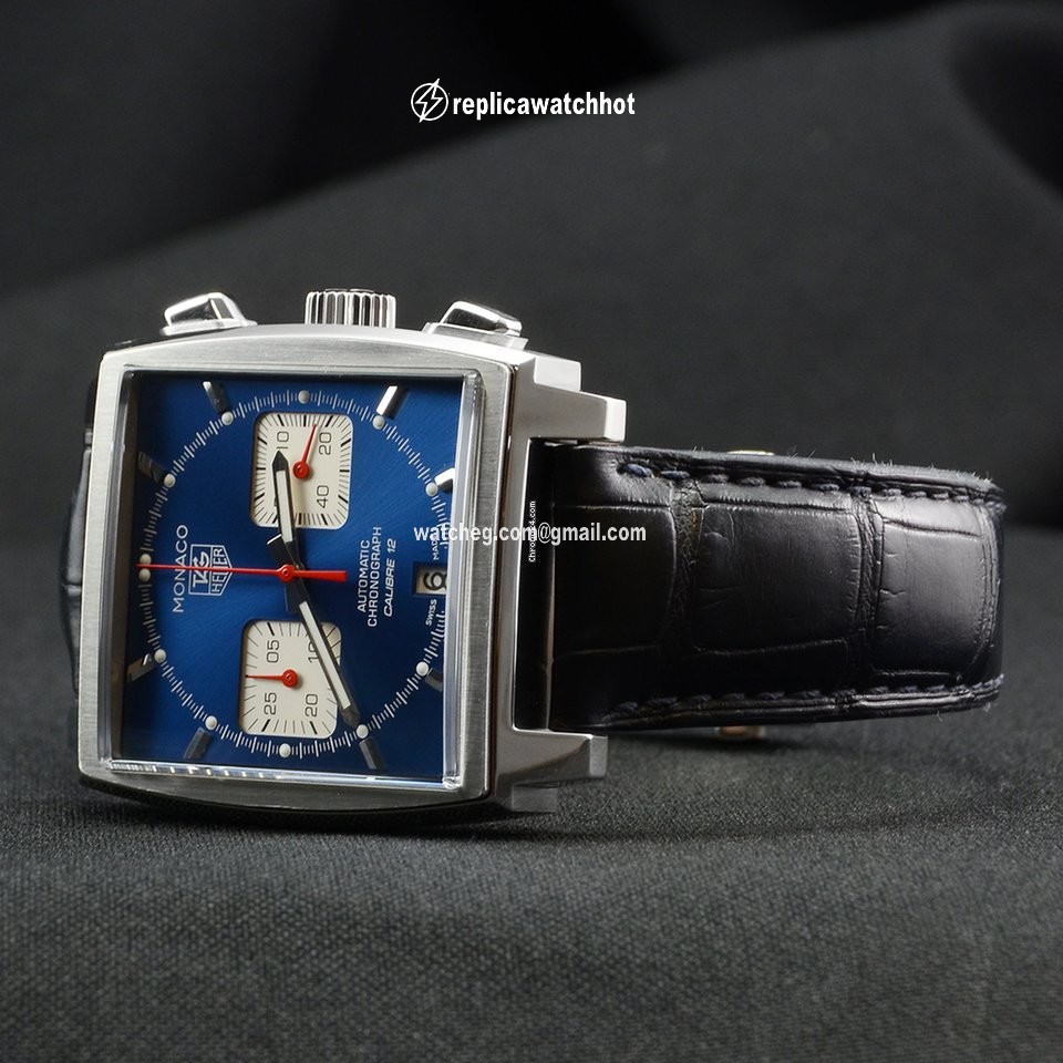 TAG Heuer Monaco Calibre 12 Mens watch Unisex Automatic Steel CAW2111.FC6183 5