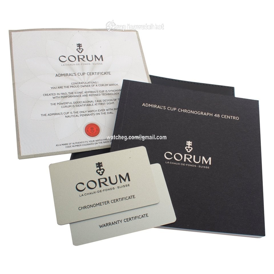 Corum Admirals Cup Seafender Centro Mens watch Unisex Automatic Titanium 960.101.04 0231 AN14 5