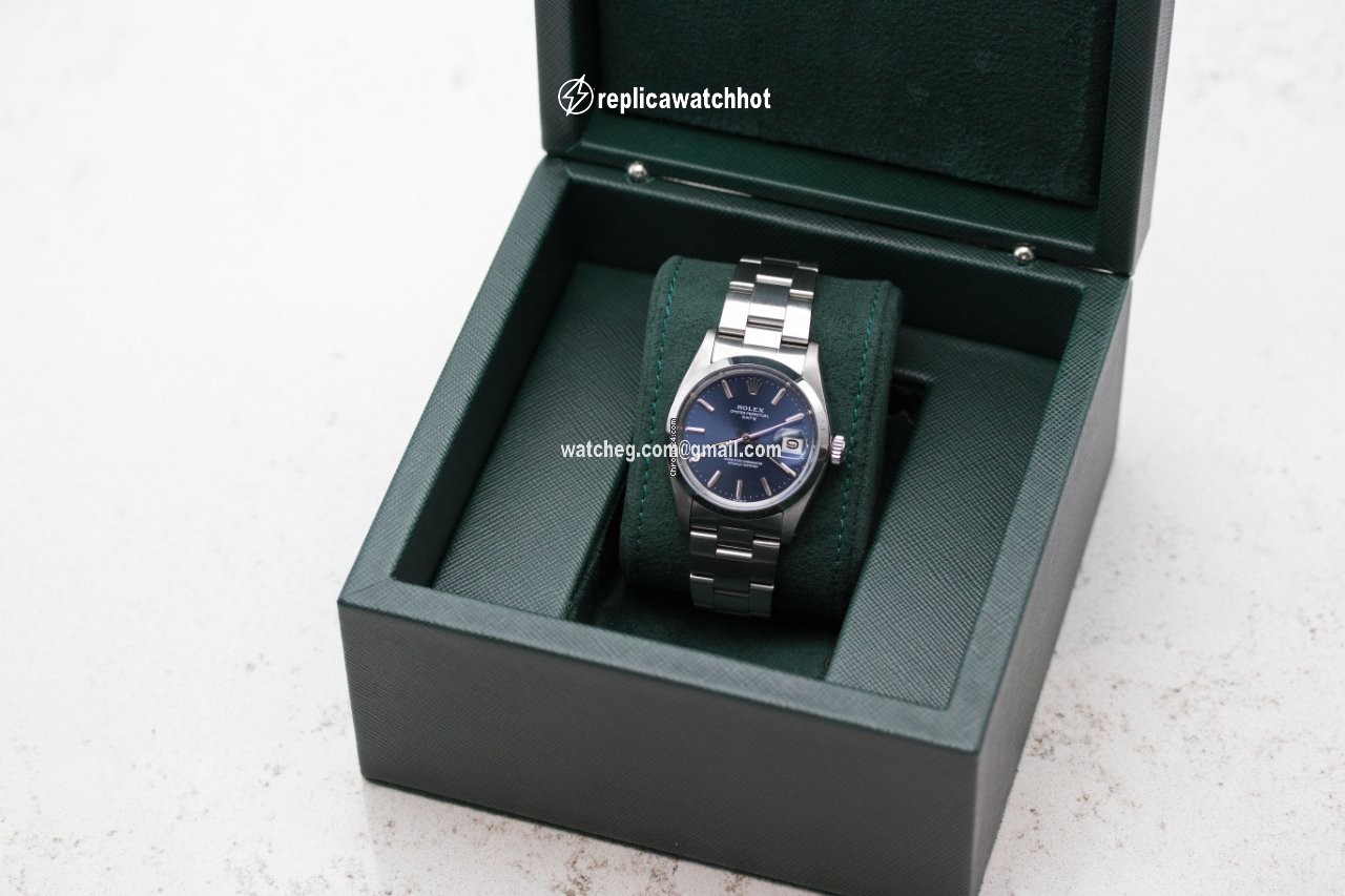 Rolex Oyster Perpetual Date Mens watch Unisex Steel Automatic 1500 Vintage 5
