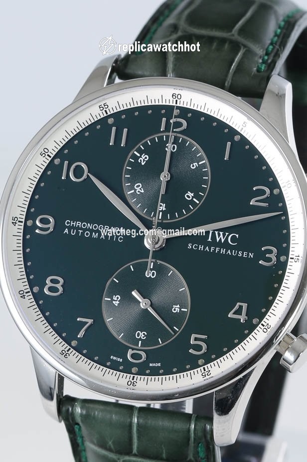 IWC Portuguese Chronograph Mens watch Unisex Automatic Steel IW3714-30 5