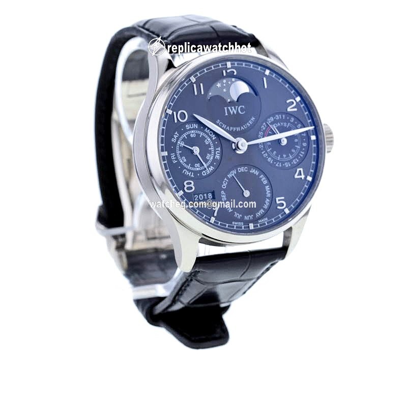 IWC Portuguese Perpetual Calendar Mens watch Unisex Automatic White gold Ref. 502218 5
