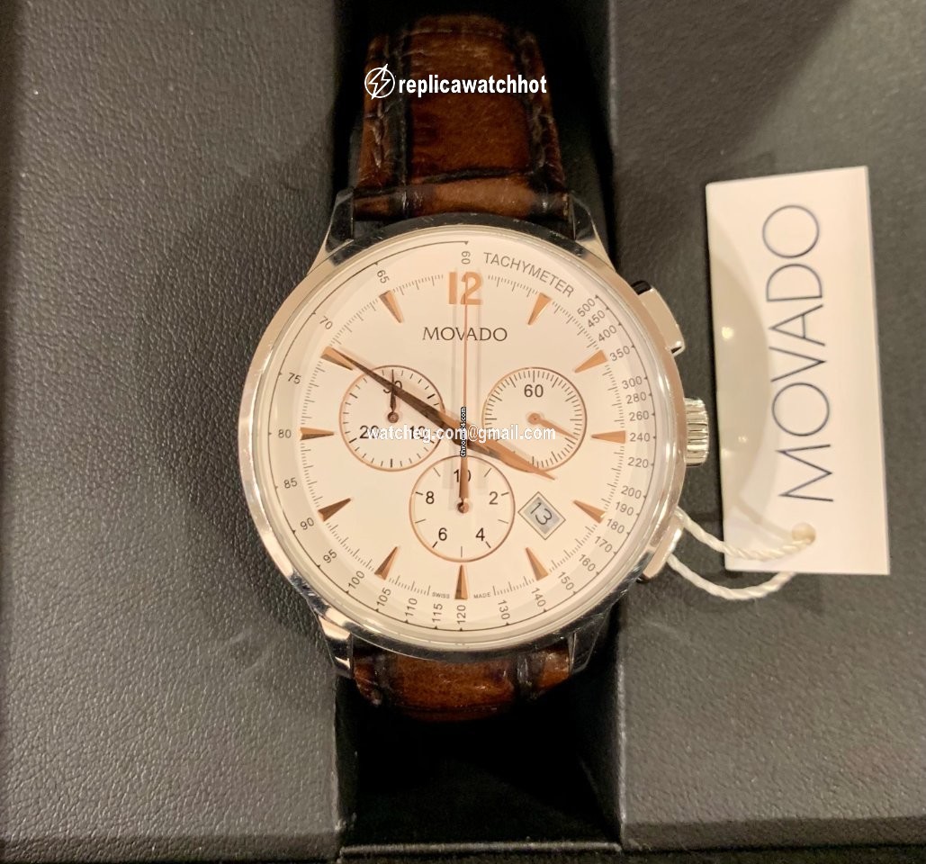 Movado Circa Quartz Steel 0606576 5