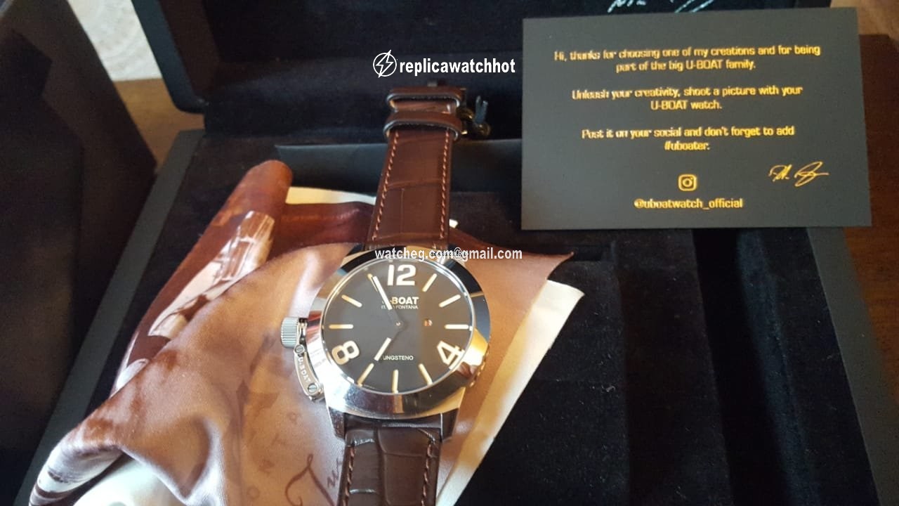 U-Boat Classico Mens watch Unisex Manual winding Steel 9002 5