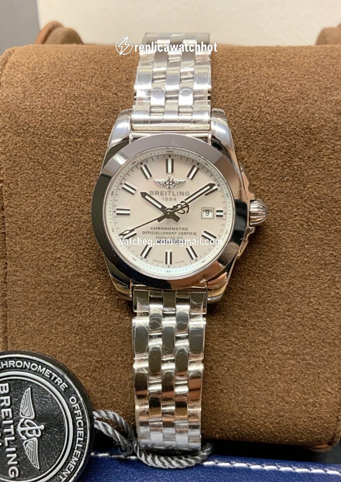Breitling Galactic Womens watch Quartz Steel W7234812 A784 791A 5