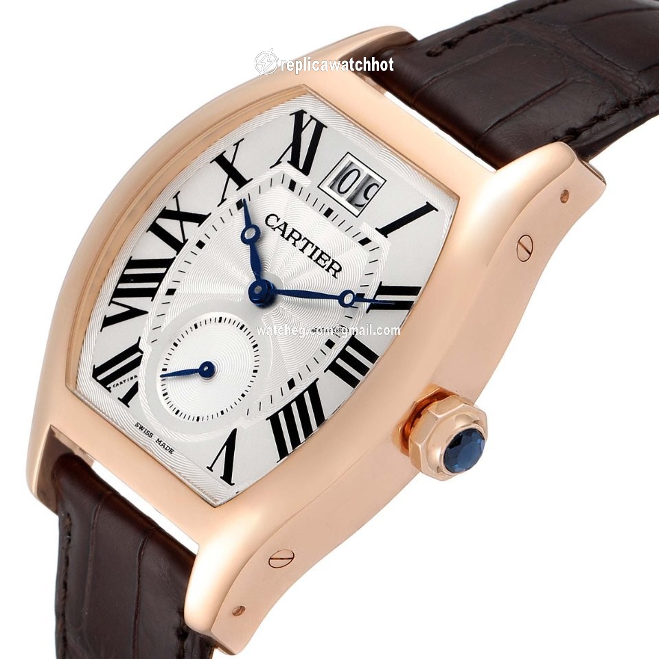 Cartier Tortue Mens watch Unisex Manual winding Rose gold W1556234 5