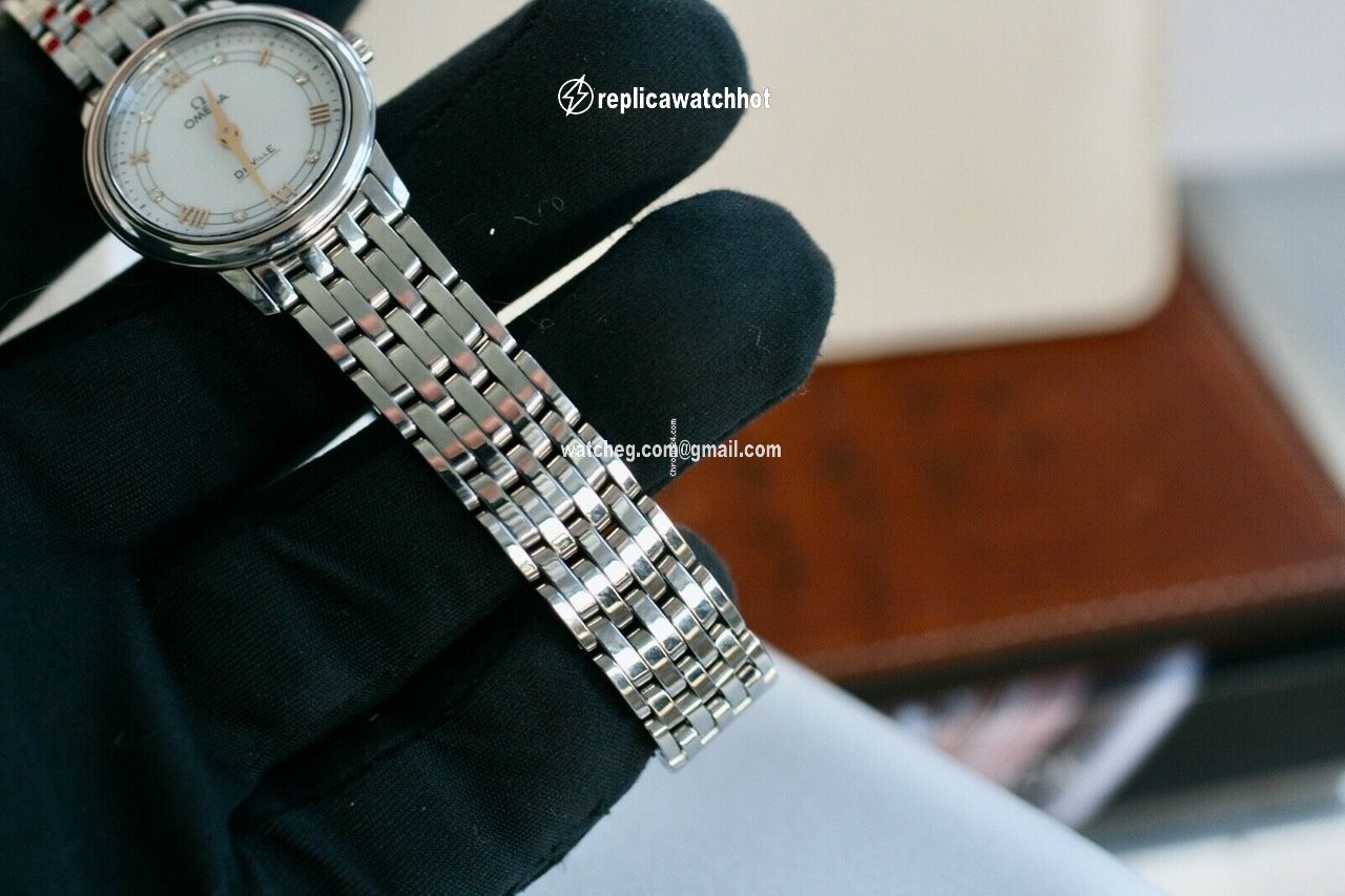 Omega De Ville Prestige Womens watch Quartz Steel 424.10.27.60.55.001 5