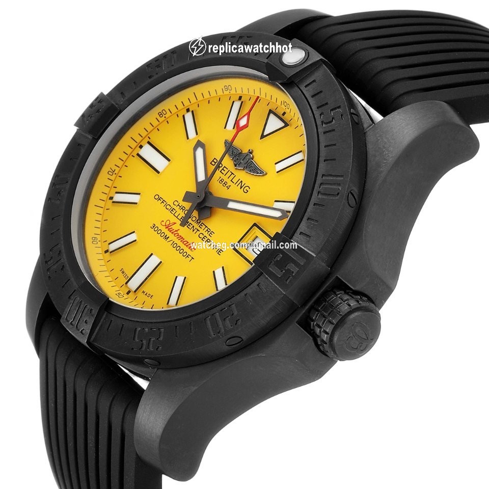 Breitling Avenger II Seawolf Mens watch Unisex Automatic Steel M17331 5