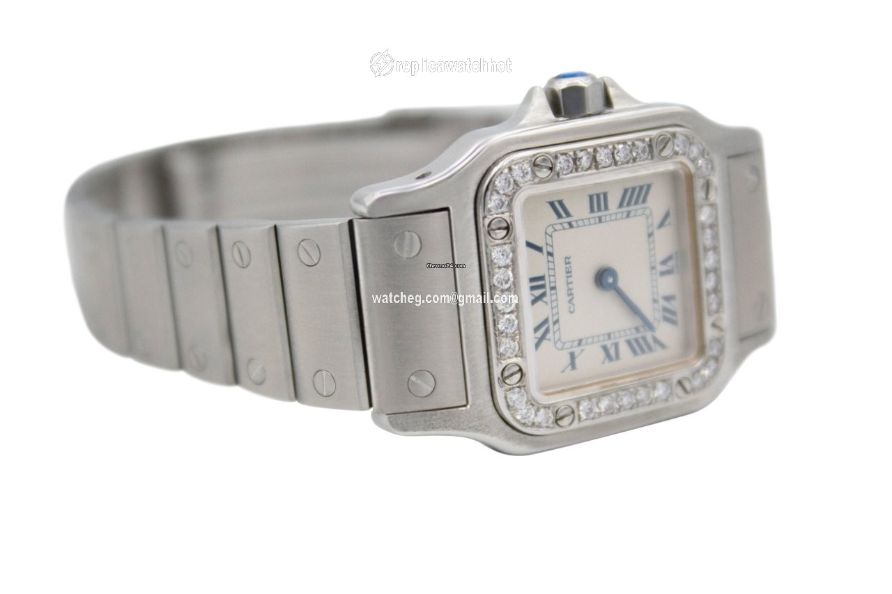 Cartier Santos Galbee Womens watch Quartz Steel 1565 5