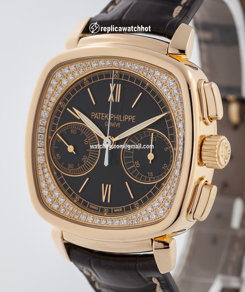 Patek Philippe Chronograph Womens watch Manual winding Rose gold 7071R-010 5