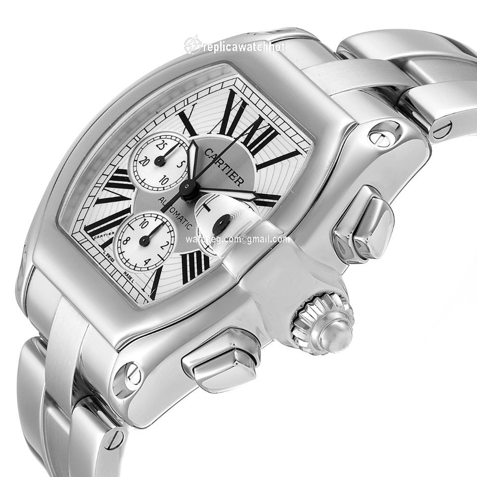 Cartier Roadster Mens watch Unisex Automatic Steel W62019X6 5