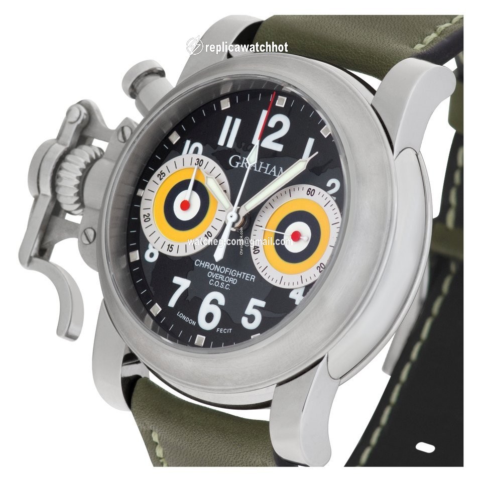 Graham Chronofighter Mens watch Unisex Automatic Steel 2OVAS.B03A.K10B 5