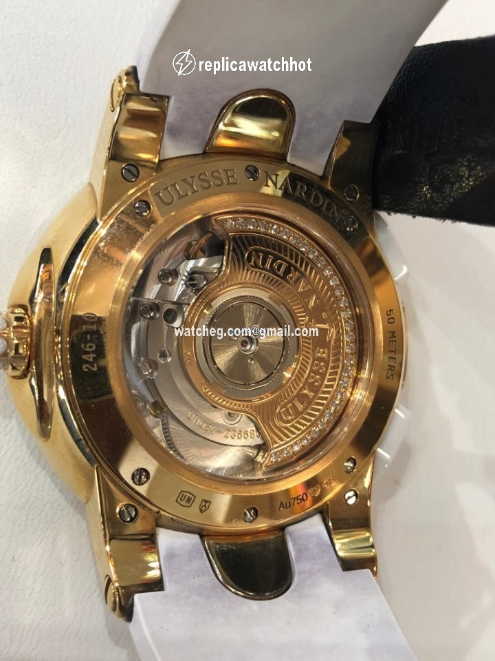 Ulysse Nardin Executive Dual Time Lady Womens watch Automatic Rose gold 246-10B-3C 30-05 5