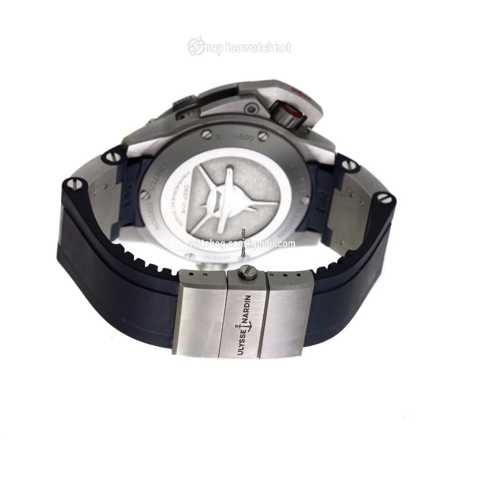 Ulysse Nardin Hammerhead Shark Mens watch Unisex Automatic Titanium 3203-500LE-3 93-HAMMER 5